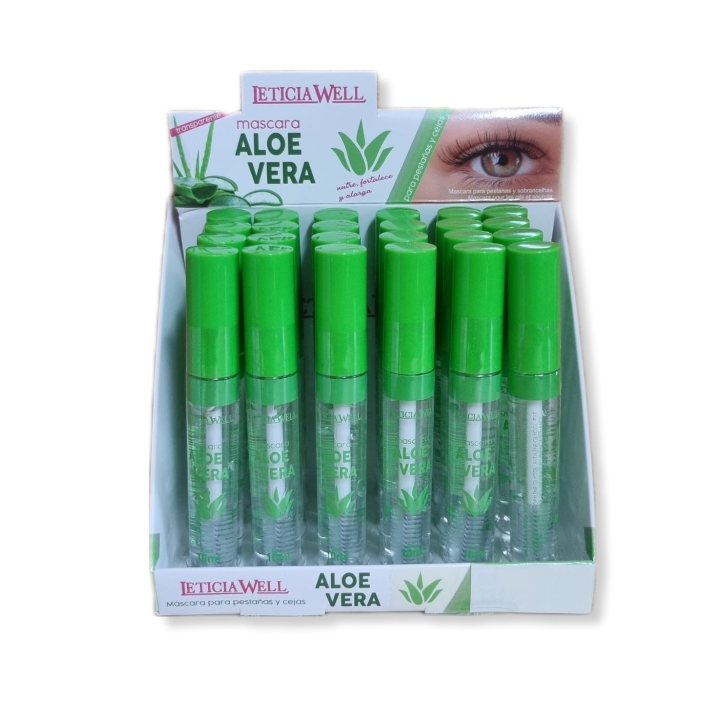 MASCARA DE PESTAÑAS Y CEJAS ALOE VERA