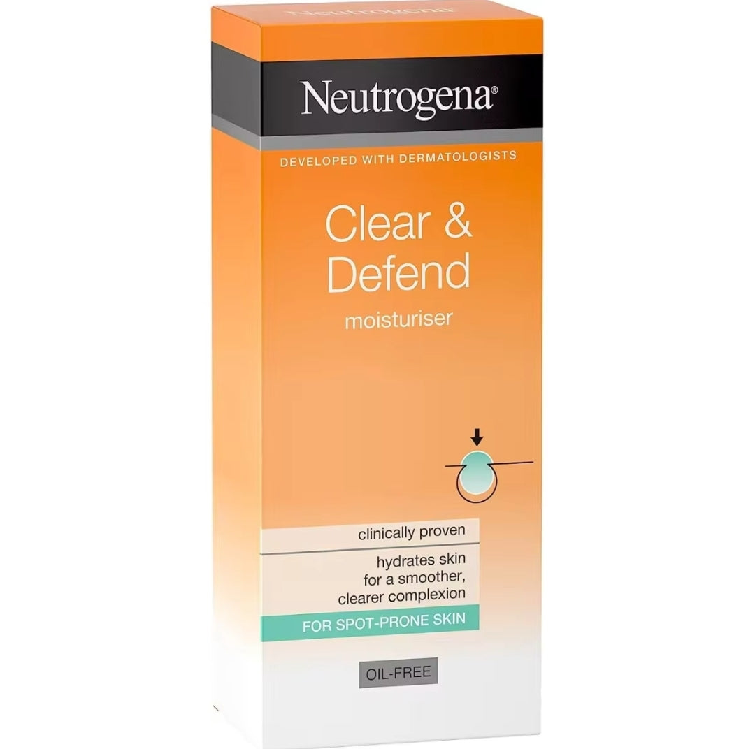 Neutrogena - Hidratante Clear and Defend, 50 ml