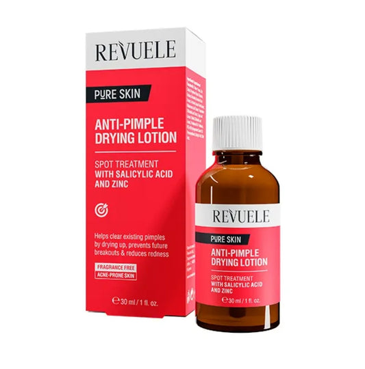 REVUELE
Anti-Pimple Drying Lotion | 30ML
Tratamiento localizado